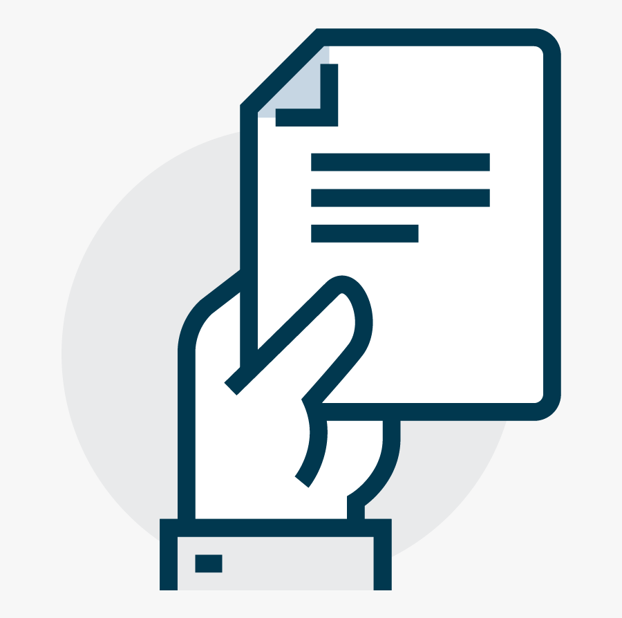 Audit And Assurance - File To Give Icon, Transparent Clipart