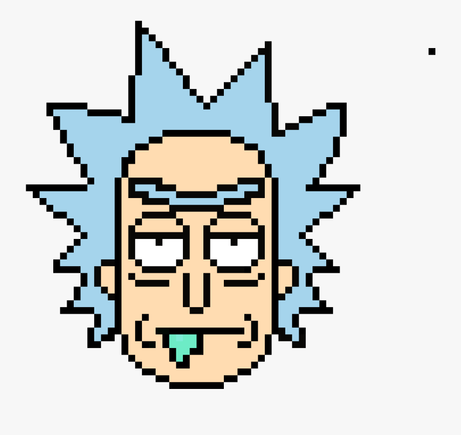 Rick Sanchez Png Rick Sanchez Pixel Art Maker - Rick And Morty Pixel Art, Transparent Clipart