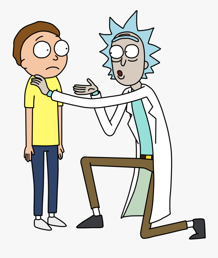 Rick And Morty Clipart - Rick And Morty Drawings Morty, Transparent Clipart