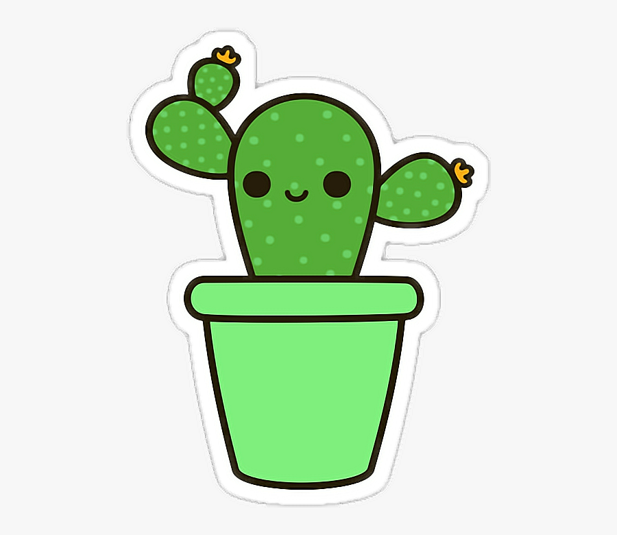 Cute Cactus Clipart Png , Png Download - Cute Cactus Transparent Background, Transparent Clipart