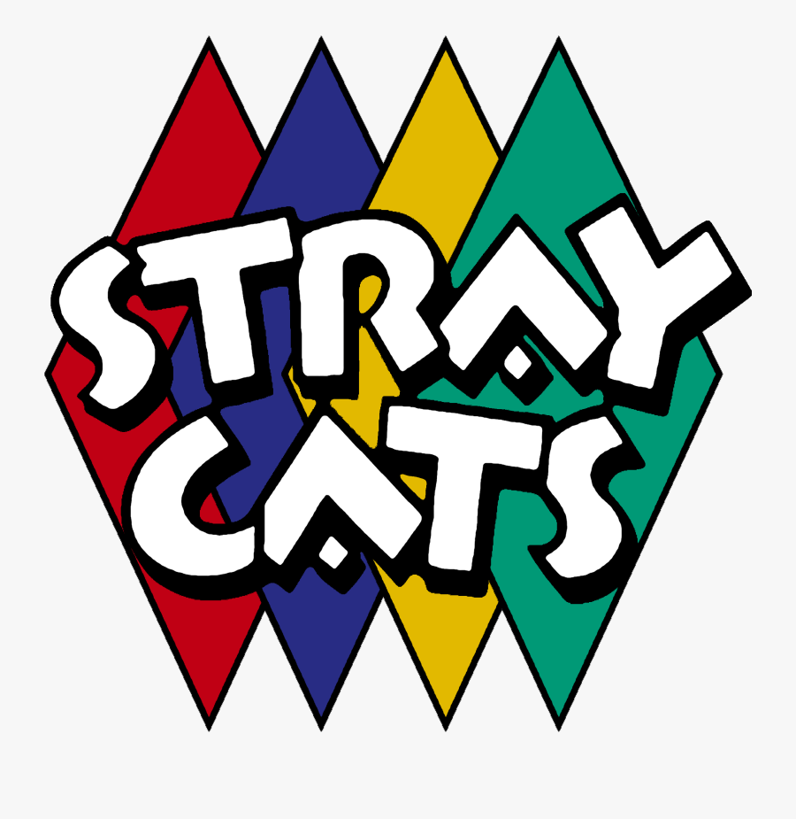 Clip Art Rockabilly Birthday Meme - Stray Cats Logo Png, Transparent Clipart