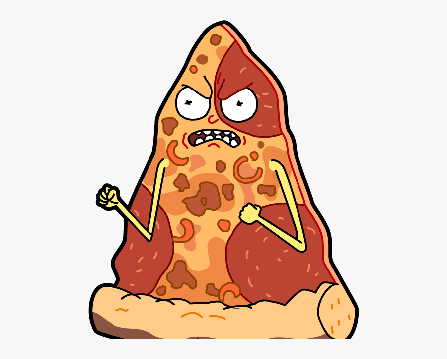 Rick And Morty Clipart Buff - Pocket Mortys Pepperoni Pizza Morty, Transparent Clipart