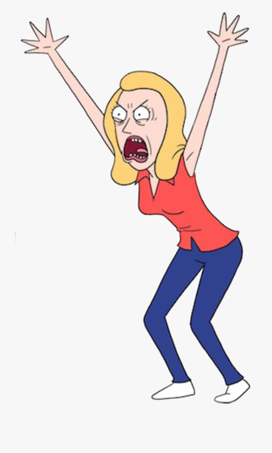 Rick And Morty Beth Png, Transparent Clipart