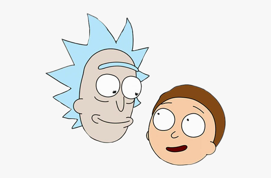 #rickandmorty #rick #morty #rick&morty #ricksanchez - Rick And Morty Head Only, Transparent Clipart