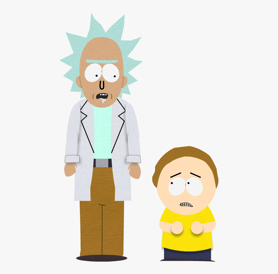 Rick And Morty South Park Crossover, Transparent Clipart