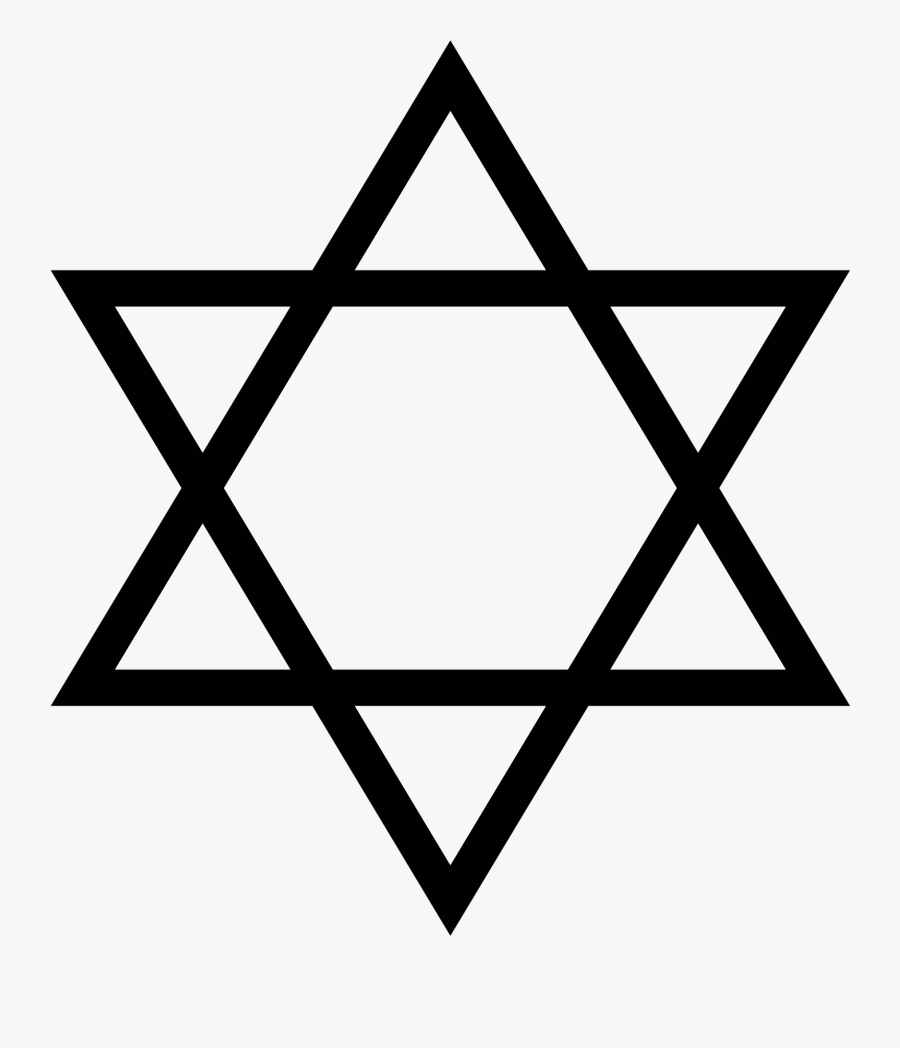 Star Judaism Clip Art - Star Of David Transparent, Transparent Clipart