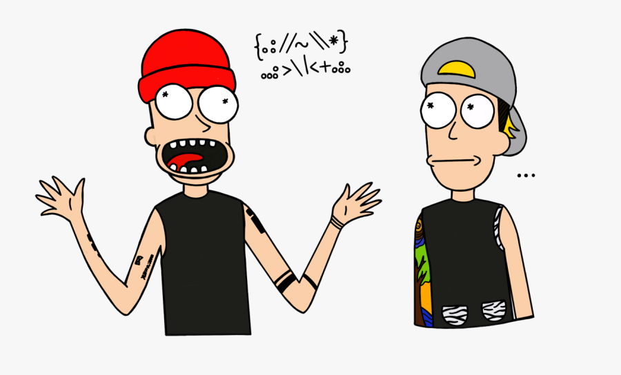 Transparent Twenty One Pilots Clipart - Rick And Morty Twenty One Pilots, Transparent Clipart
