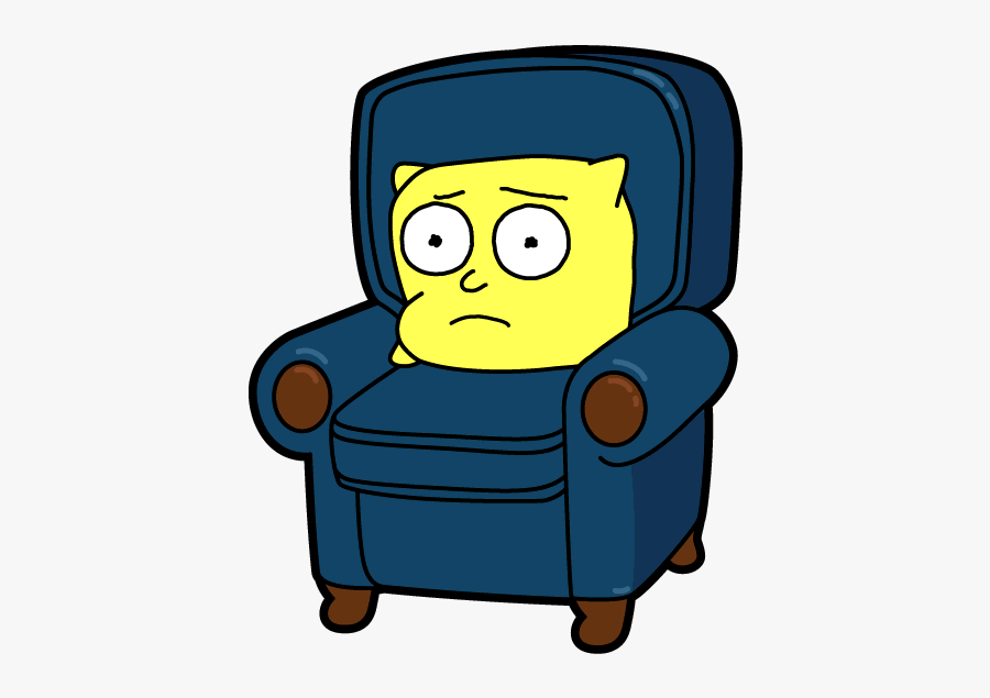 Arm Chair Morty - Stool Morty Evolution, Transparent Clipart