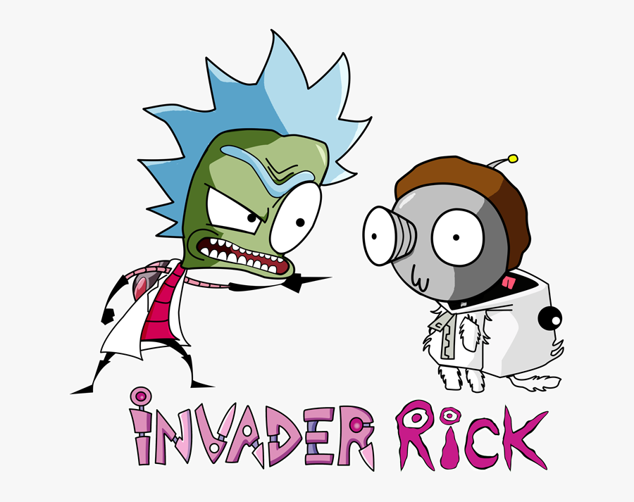 Invader Zim Rick And Morty, Transparent Clipart