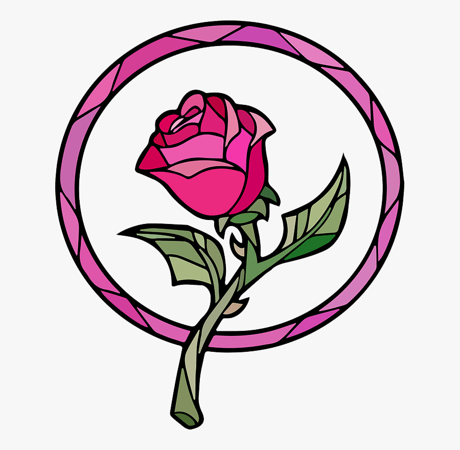 Beauty & The Beast Miscellaneous Clipart - Beauty And The Beast Rose Clipart, Transparent Clipart