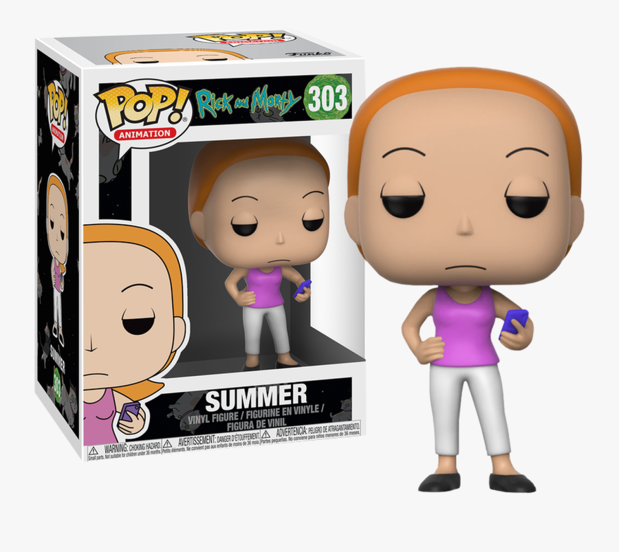 Rick And Morty - Funko Pop Rick Et Morty Summer, Transparent Clipart