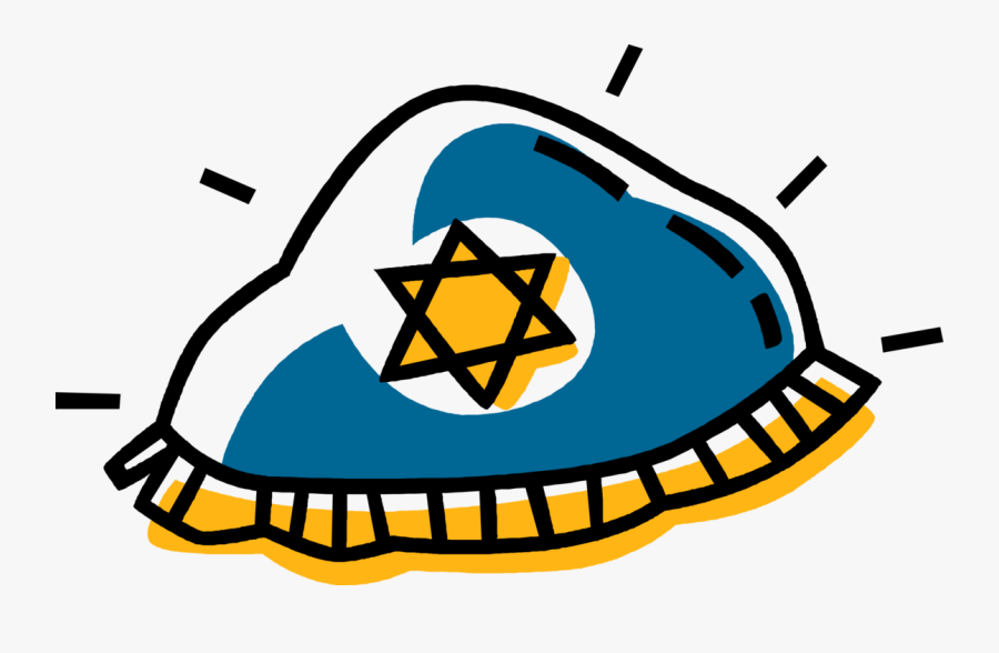 Vector Illustration Of Jewish Kippah Kip Yarmulke Cap - Oil Seals Fruehauf, Transparent Clipart