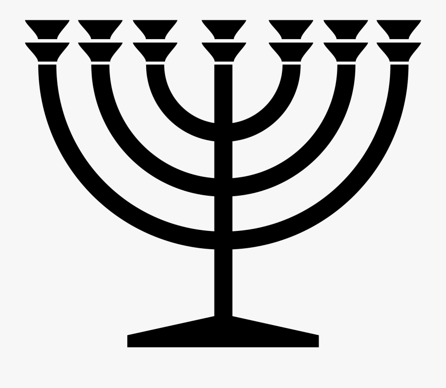 Menorah Symbol, Transparent Clipart