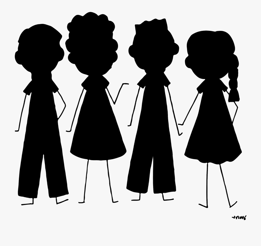 Transparent Bear Clipart Silhouette - Transparent Silhouette Cartoon People, Transparent Clipart