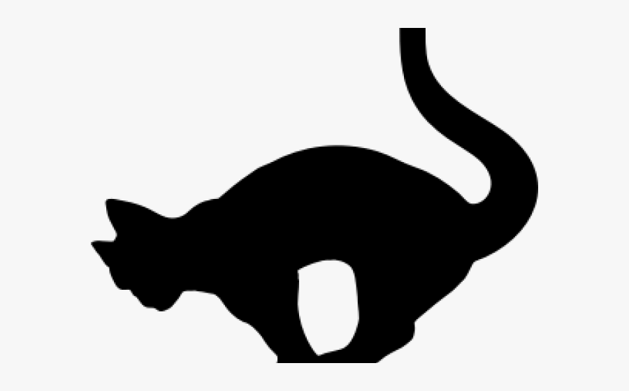 Transparent Cat Silhouette Png - Portable Network Graphics, Transparent Clipart
