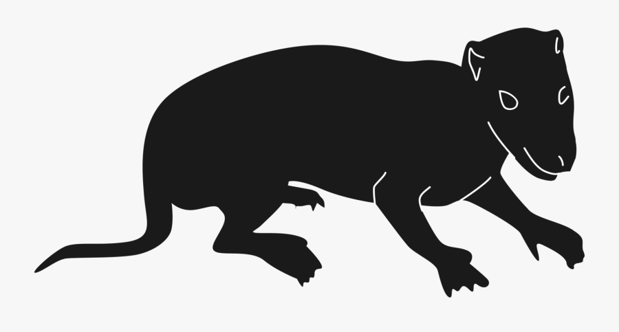 Black Bear Silhouette Png, Transparent Clipart