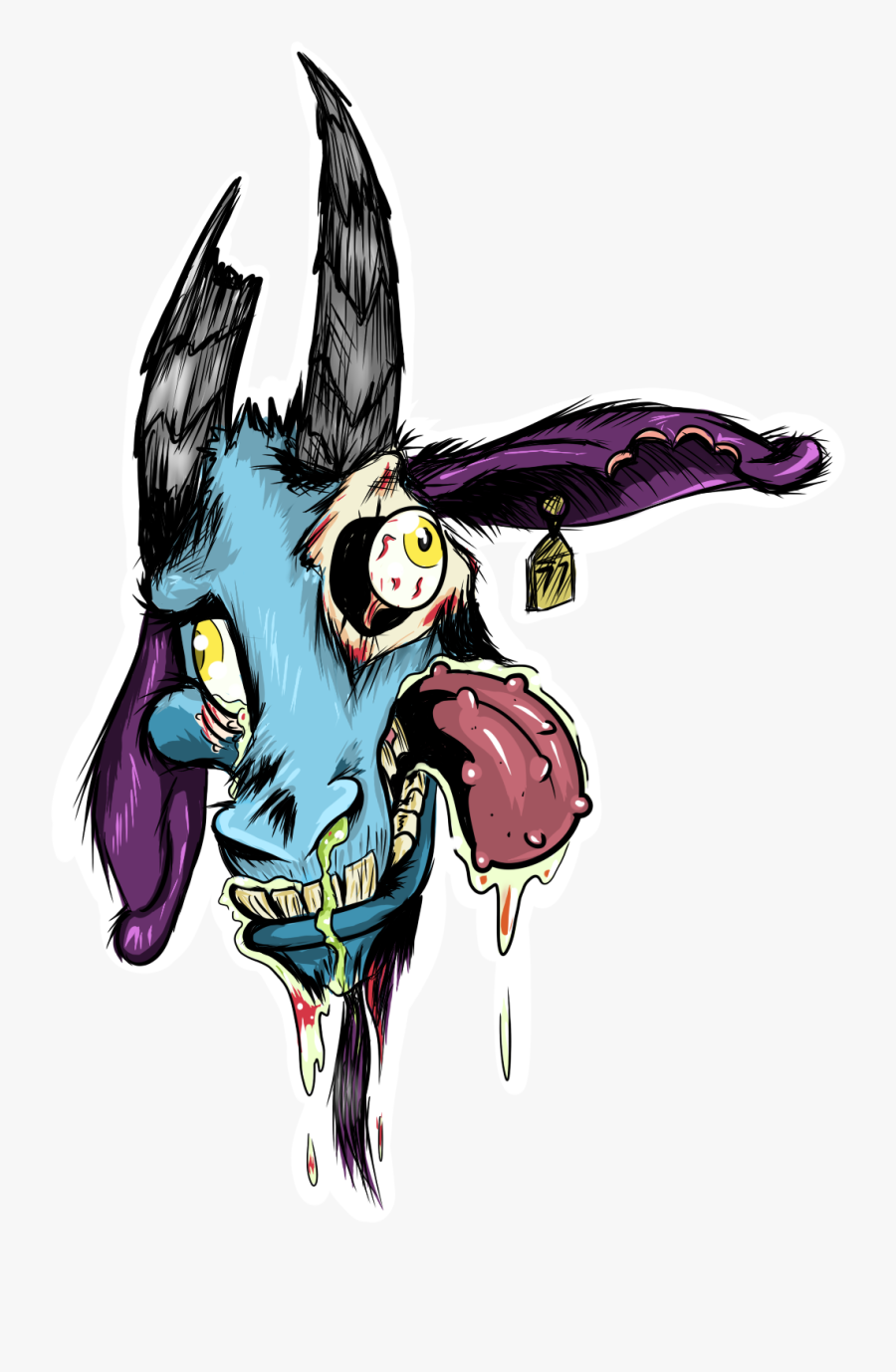 Dead Clipart Dead Goat - Dead Goat Drawing, Transparent Clipart
