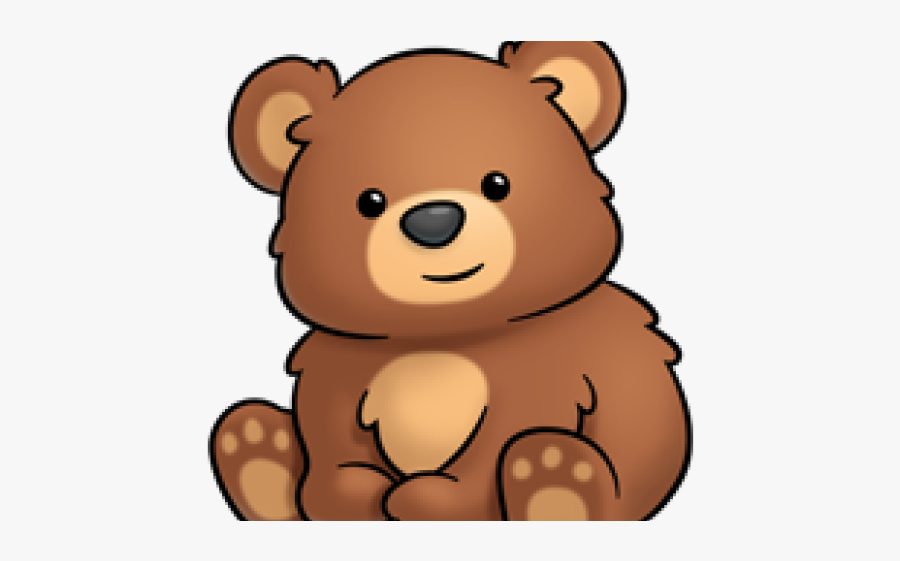 Brown Bear Clipart Red Parrot - Kreslený Medvedík, Transparent Clipart
