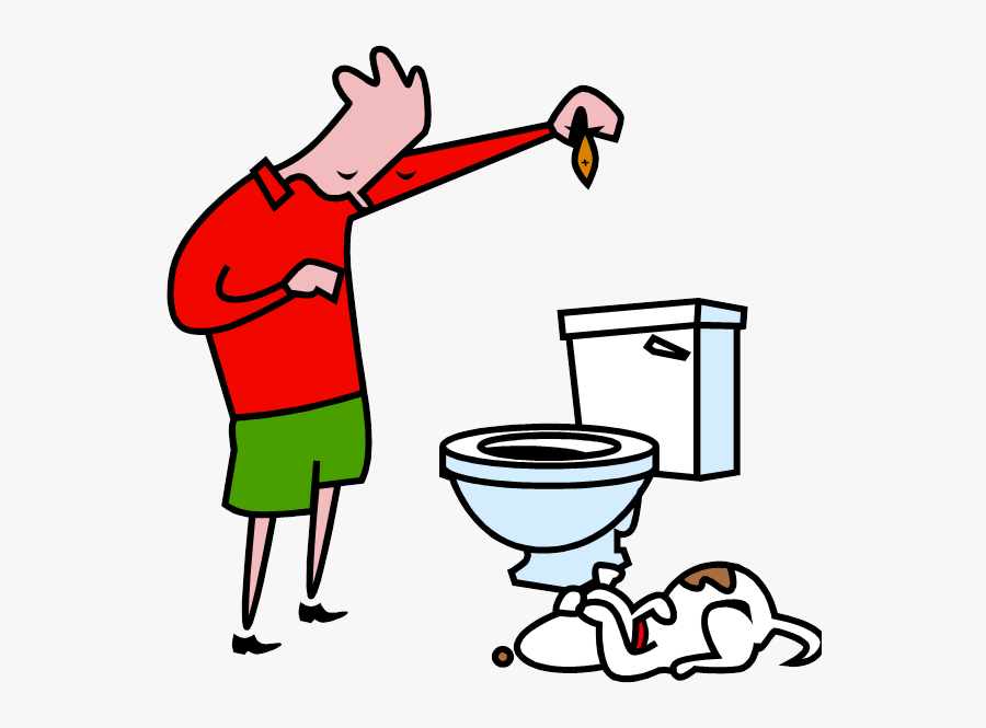 Goldfish Clipart Dead Goldfish - Flush The Toilet Clipart, Transparent Clipart