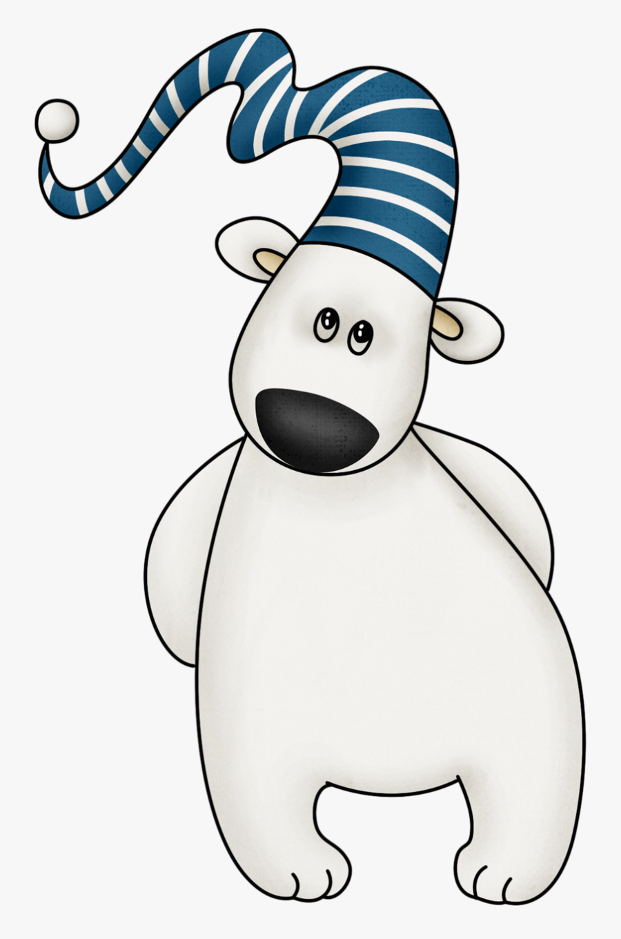 Goldilocks And The Three Bears Brown Bear Polar Bear - Winter Polar Bear Clipart, Transparent Clipart