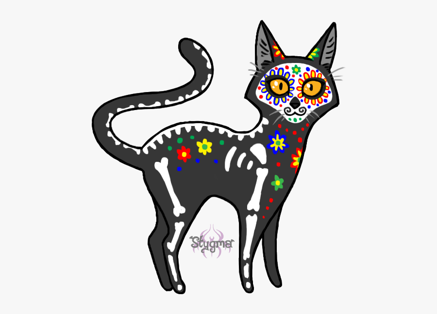 Day Of The Dead Cute Clipart - Day Of The Dead Animals, Transparent Clipart