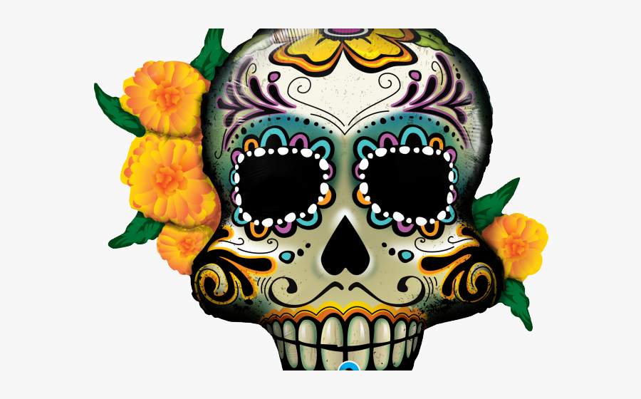 Dia De Muertos Balloons, Transparent Clipart