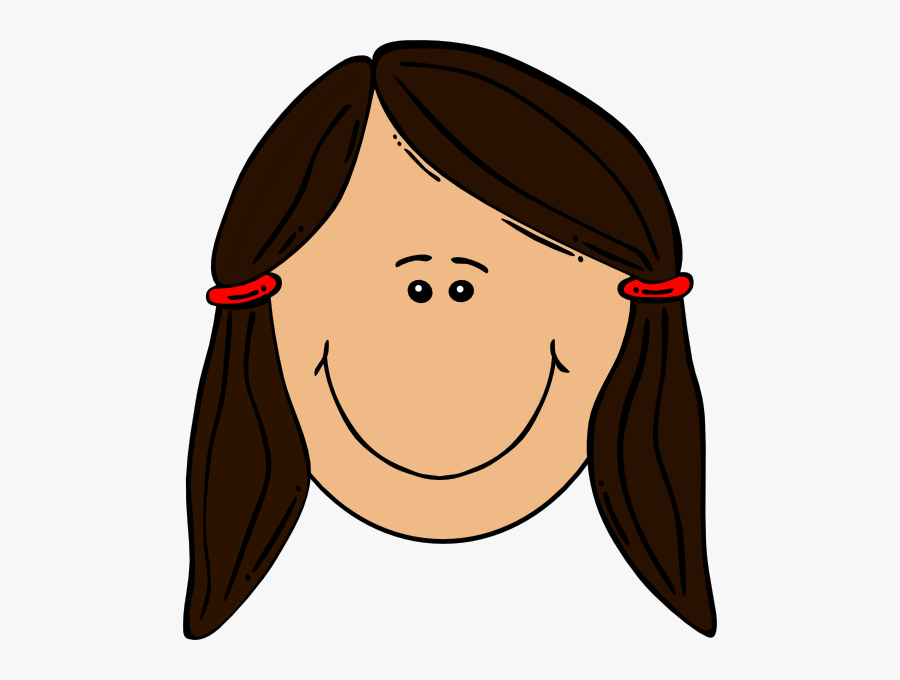Girl With Black Hair Clipart, Transparent Clipart