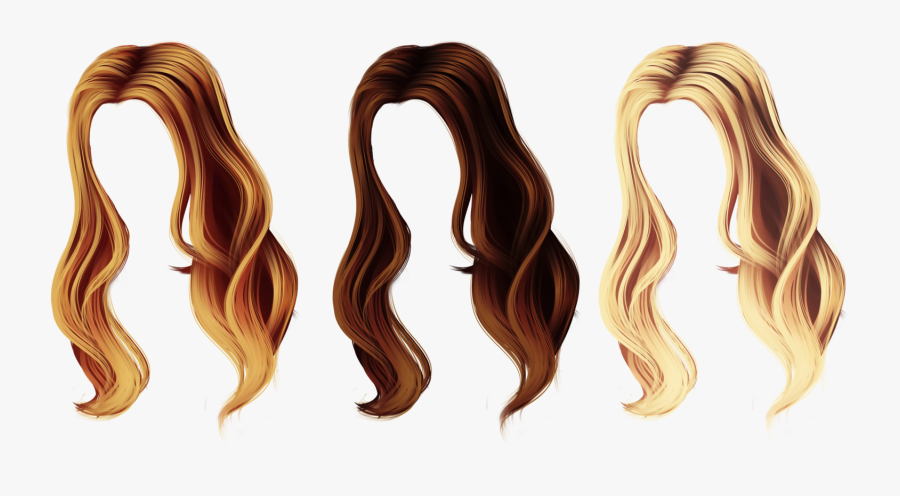 Transparent Brown Hair Clipart - Blonde Hair Clipart Png, Transparent Clipart