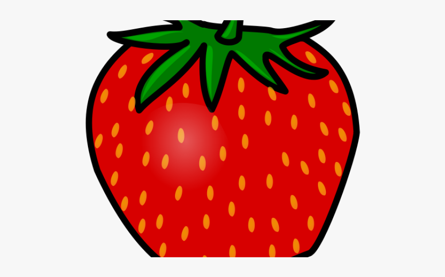 Food Clipart Strawberry - Transparent Background Strawberry Clipart, Transparent Clipart