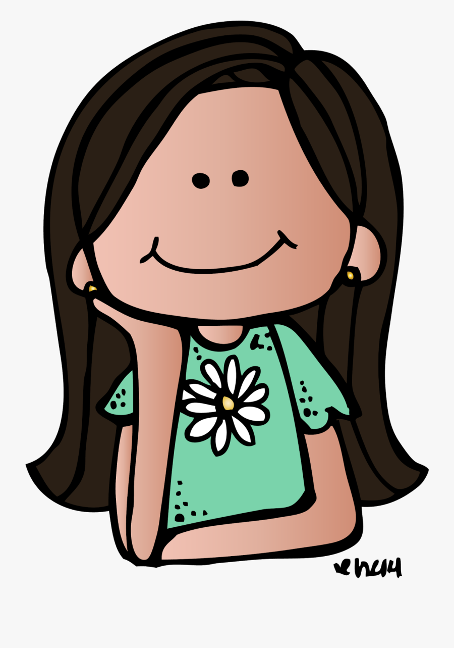 Melonheadz Teacher Brown Hair - Brown Hair Melonheadz Teacher, Transparent Clipart