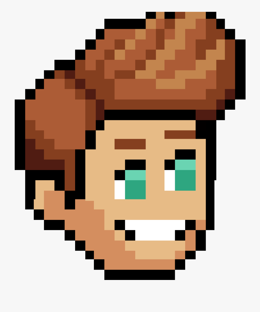 Image Male Brown Pewdiepietubersimulator - Blonde Boy Pixel Art, Transparent Clipart