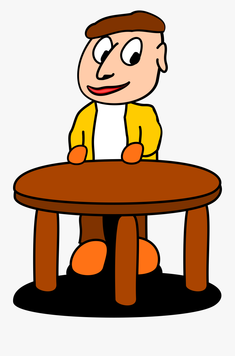 Human Behavior,thumb,area - Standing At Table Clipart, Transparent Clipart
