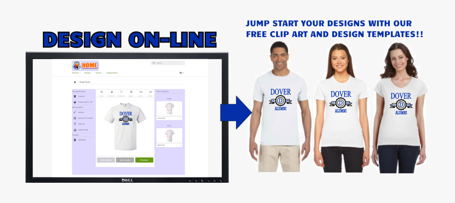Design Dover T Shirts On-line - Printed T-shirt, Transparent Clipart
