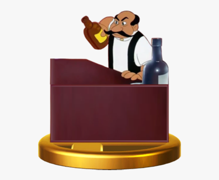 Bartendertrophy - Cartoon, Transparent Clipart