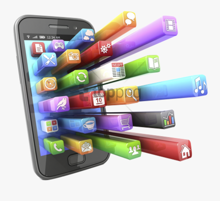 Transparent Old Cell Phone Clipart - Mobile Phone Apps, Transparent Clipart