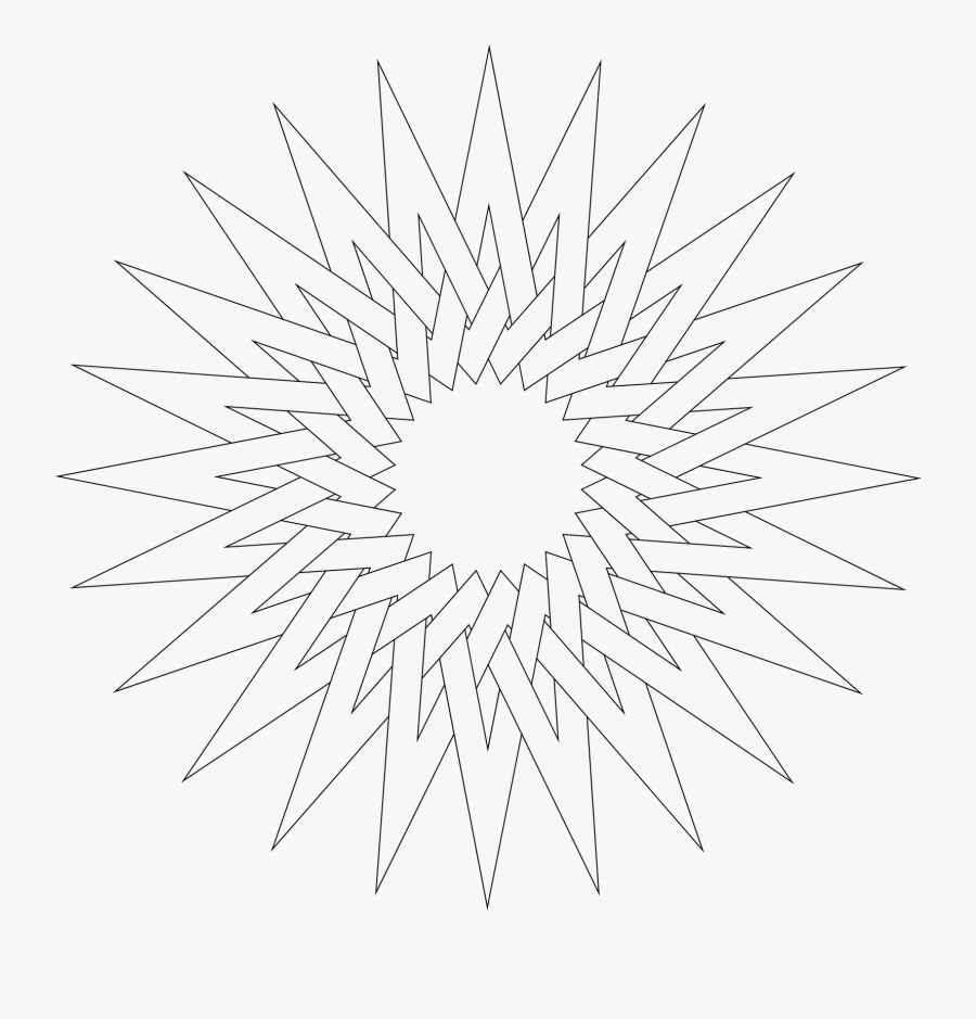 Don"t Eat The Paste Star Box And Coloring Page Website - 24 Pointed Star, Transparent Clipart