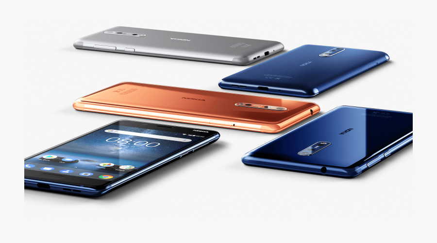 Clip Art Mobile Phone Pictures - Nokia 8 Sirocco Colours, Transparent Clipart