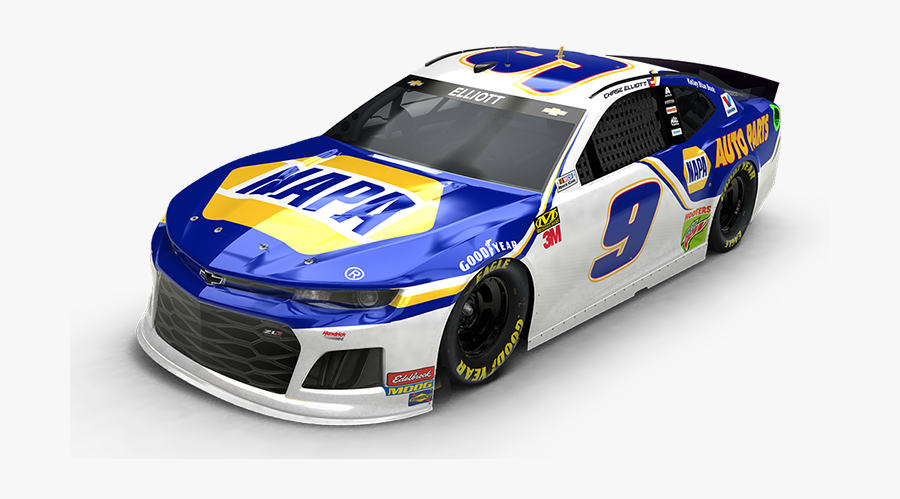 Transparent Stock Car Clipart - Chase Elliott Car 2019, Transparent Clipart
