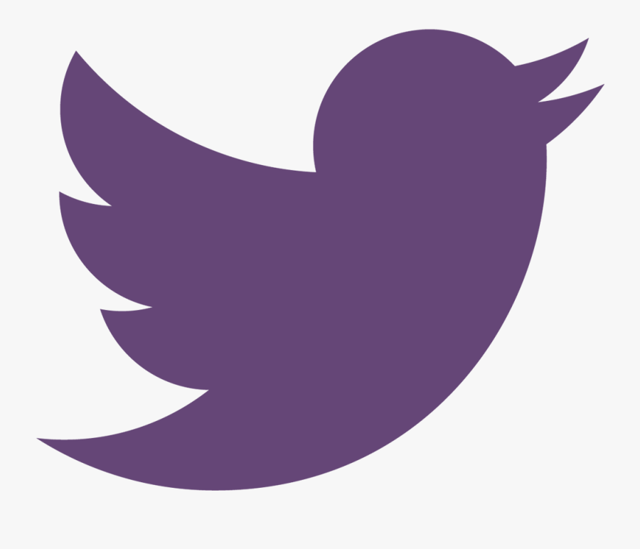 Violet,purple,wing,clip Art,logo - Png Format Twitter Logo Transparent Background, Transparent Clipart
