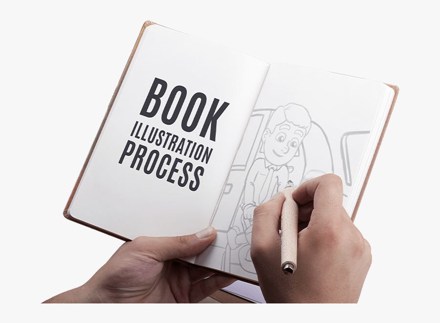 Clip Art Kids Books Illustrators - Children's Book Illustration Process, Transparent Clipart