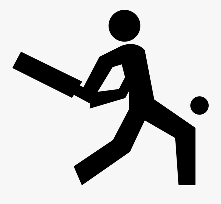 Standing,human Behavior,organization - Cricket Stick Figure Png, Transparent Clipart