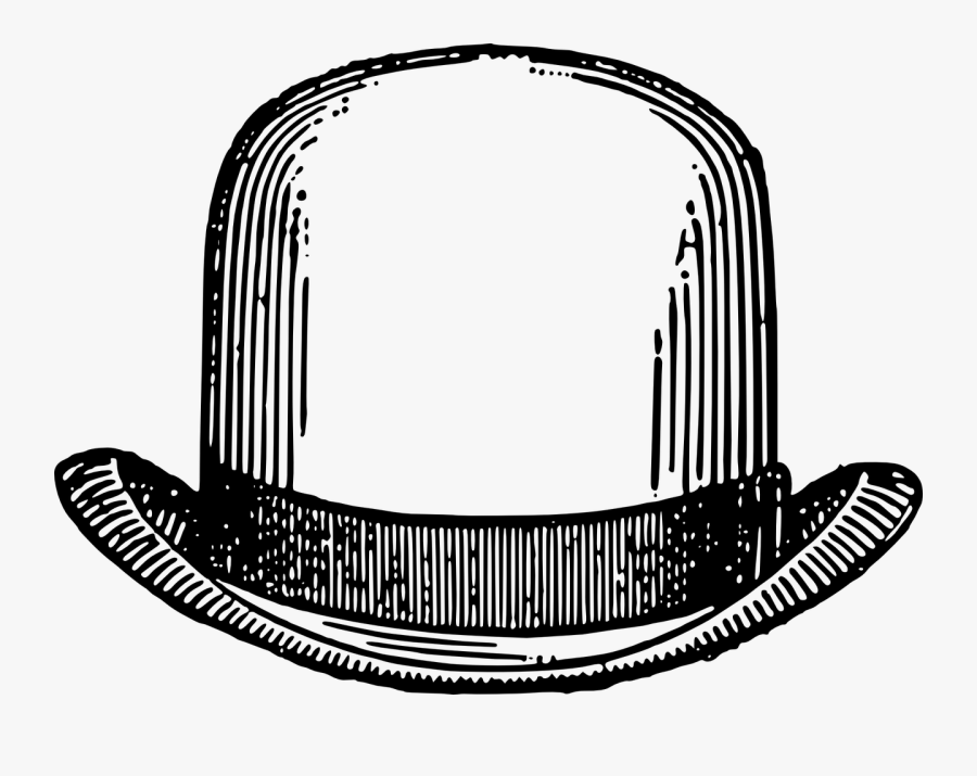 Bowler Hat Vintage Free Picture - Bowler Hat Clip Art, Transparent Clipart