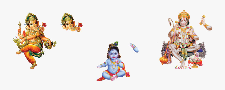 Transparent Hanuman Png - Lord Ganesha And Hanuman, Transparent Clipart