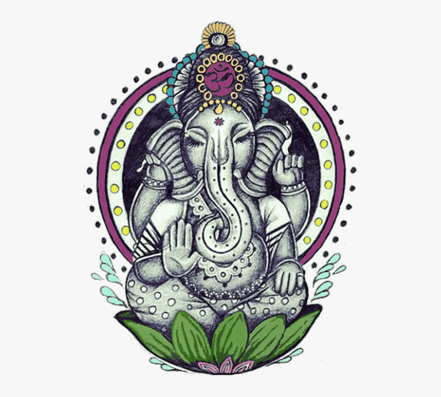 Clip Art Ganesha Buddhism - Ganesha Tattoo Png, Transparent Clipart