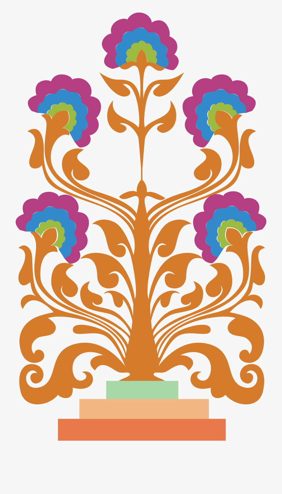 Paisley Clipart Indian Hindu - Indian Border Png, Transparent Clipart