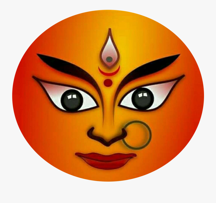 Adi Shakti Maa Durga, Transparent Clipart