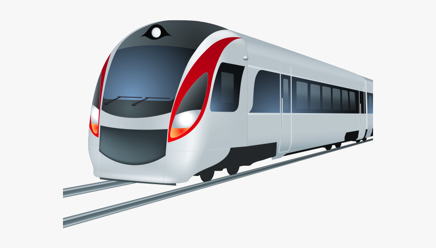 Railroad Clipart Road Transport - Cliparts Of Train On Transparent Background, Transparent Clipart