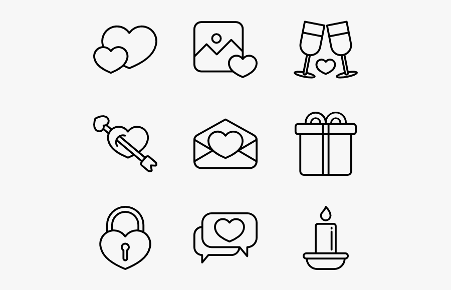 Valentine - Virtual Icon, Transparent Clipart