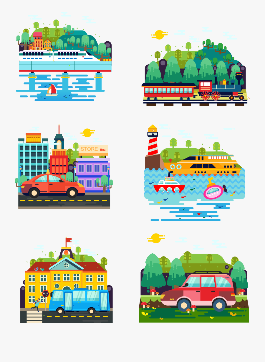 Bus Taxi Road Vehicle High Speed Rail Png And Vector, Transparent Clipart