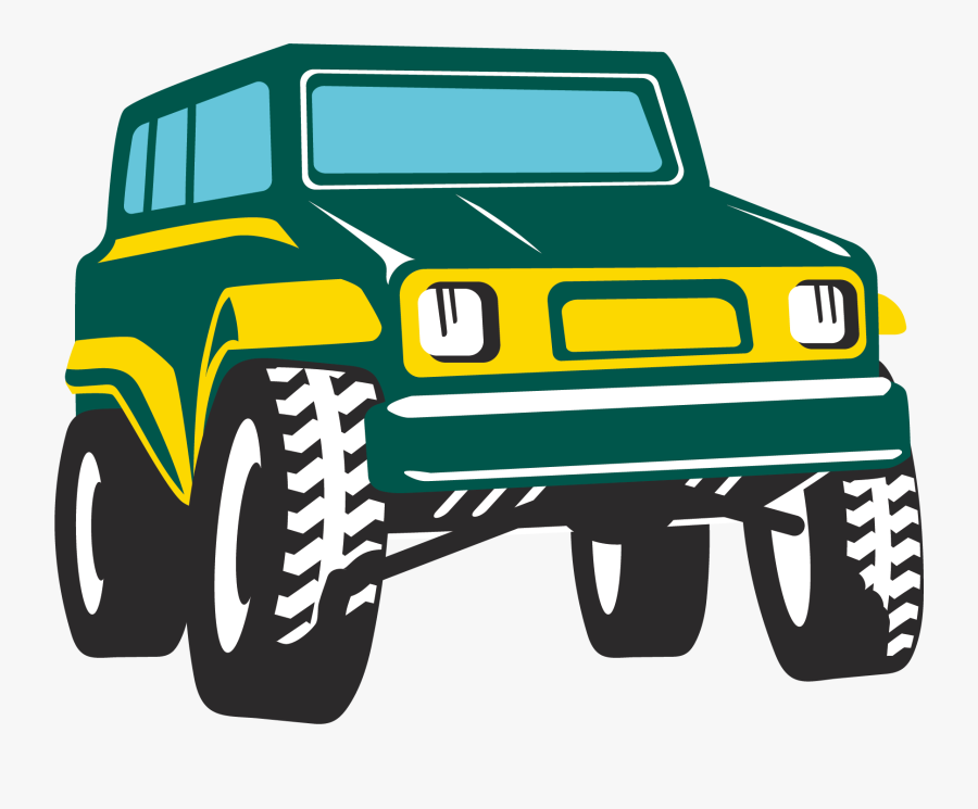 Car Hummer Off Road Vehicle Roading Suv - Gambar Animasi Mobil Offroad, Transparent Clipart